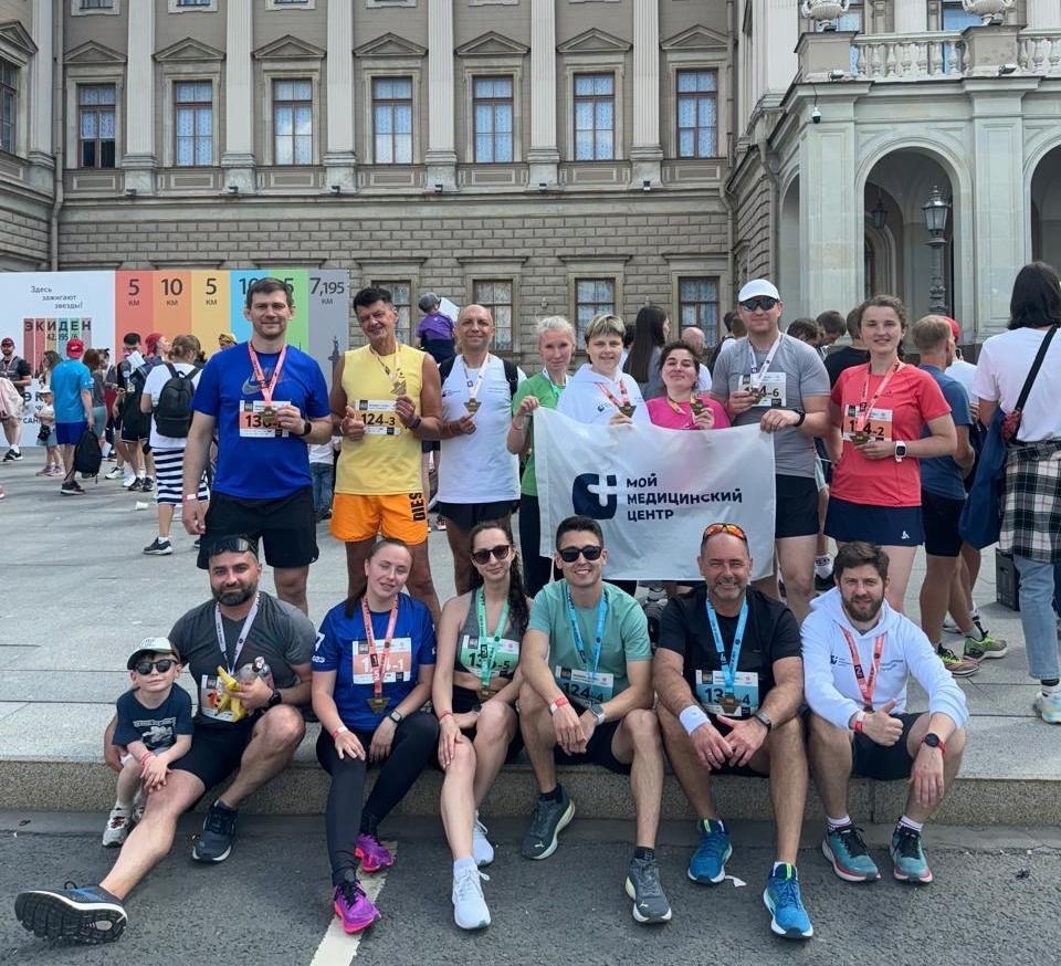 В День медицинского работника Спортивный клуб ГК «ММЦ» принял участие в командном марафоне Экиден