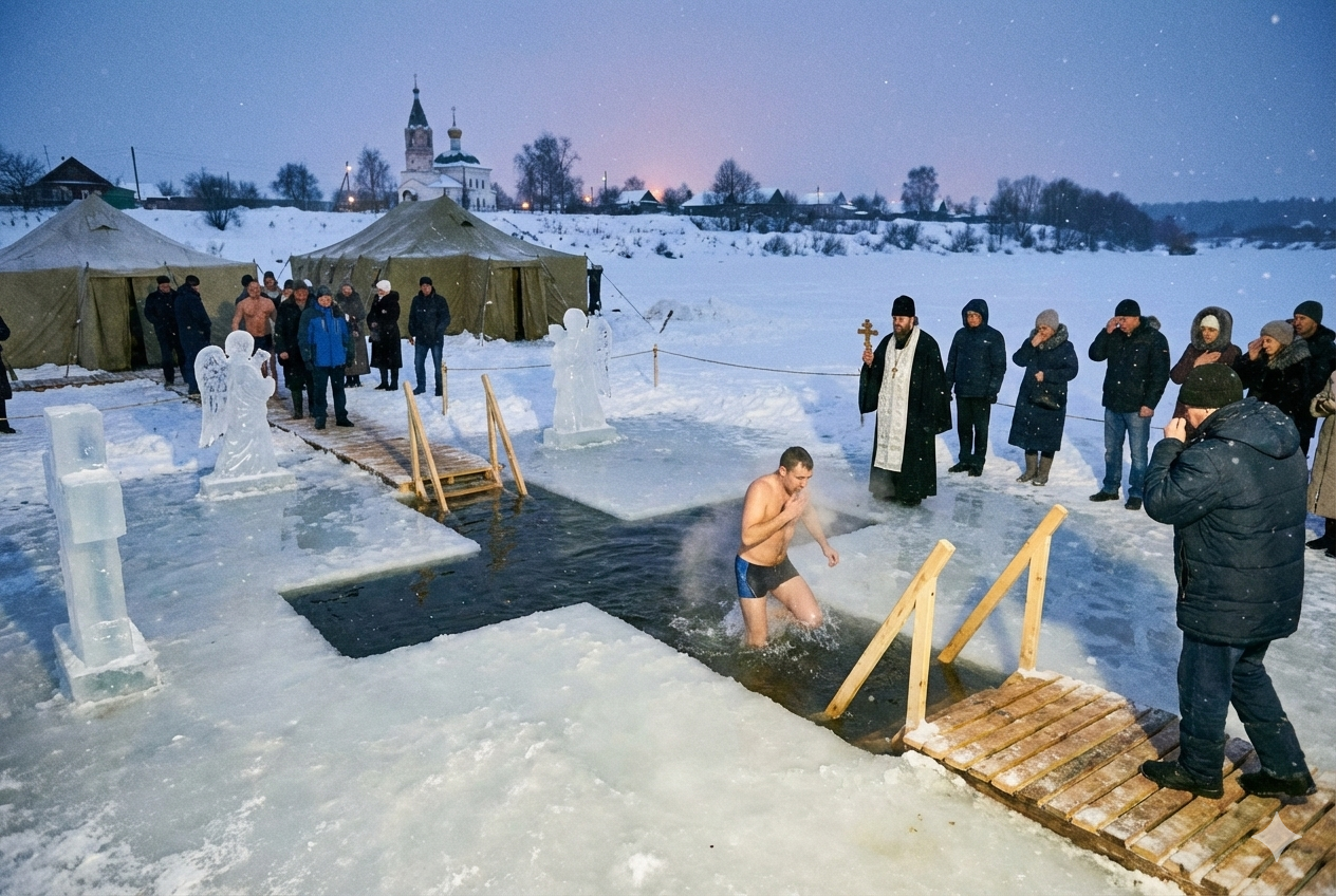 Крещенские купания: польза и вред